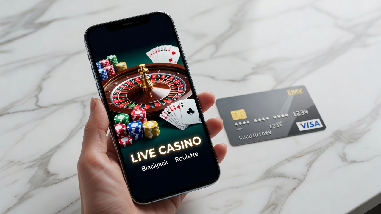 Κινητό και ζωντανό καζίνο με την ίδια κάρτα - visa casino